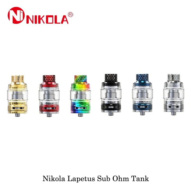 Электронные сигареты Nikola Lapetus Sub Ohm бак 25 мм диаметр 4 5 мл/6 мл емкость с 0.18ohm сетки