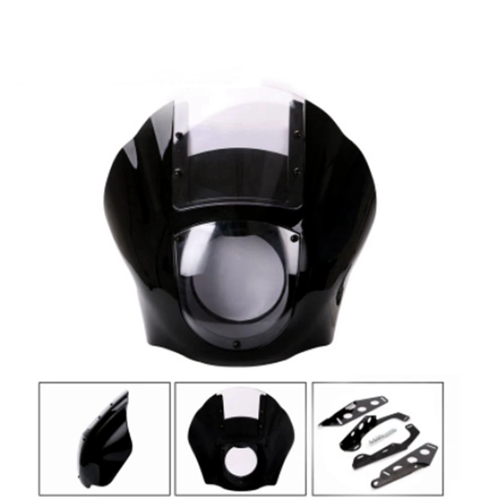 Фара мотоцикла обтекатель фары четверть для Harley XL XLH 1200 железо 883 XL883N FXR FXD Dyna