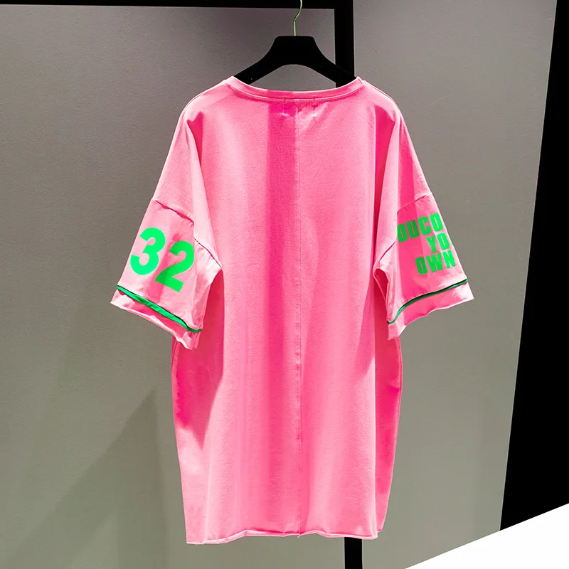 Студенческие корейские шикарные футболки с буквенным принтом новые летние топы