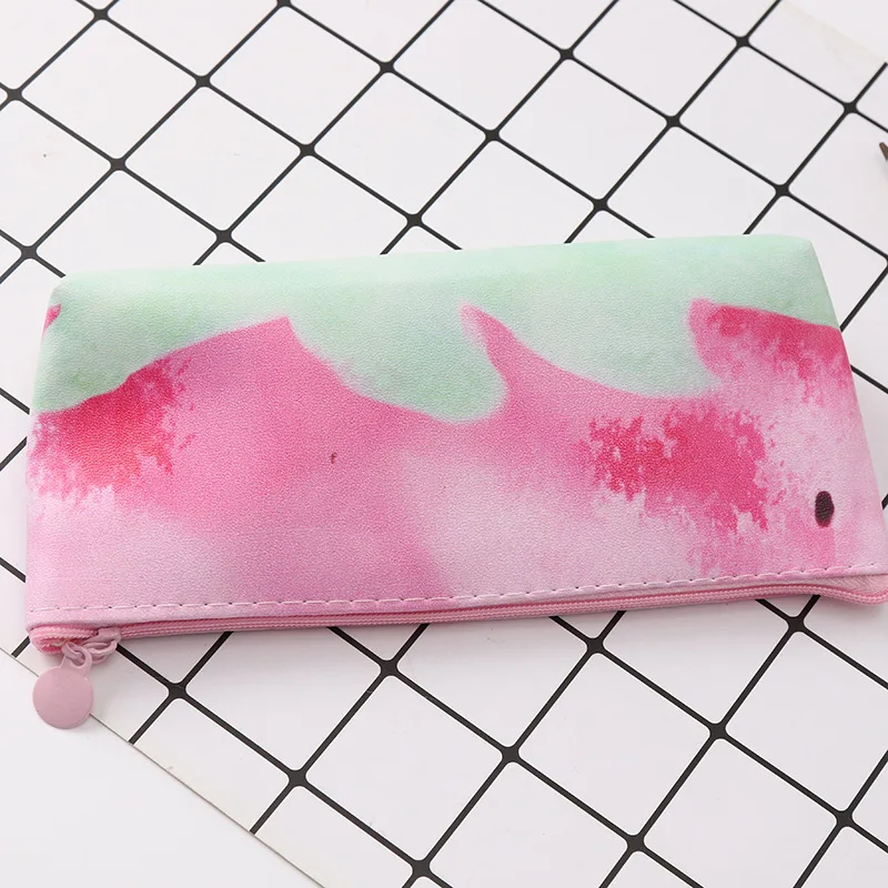 Kawaii Small Print Pencil Case for School Supplies - Cute and Fresh Design Pen Bag Stationery Storage image 5