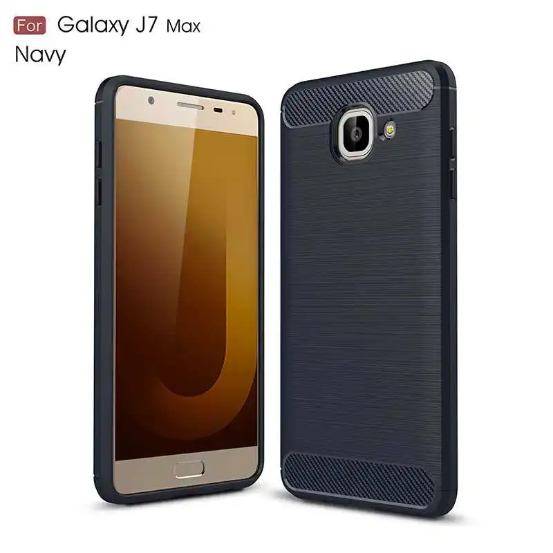 Модный противоударный мягкий силиконовый чехол Mokoemi 5," для samsung Galaxy J7 Max, чехол для samsung J7 Max, чехол для телефона - Цвет: Navy Blue
