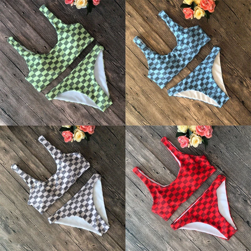 Новый Модный летний популярный женский купальник бикини сексуальный купальный