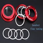 RISK 6 шт. велосипедная гарнитура для горного велосипеда прокладка 0,3 1 2 3 мм алюминиевый сплав велосипедная гарнитура Регулировочная шайба Пылезащитная крышка шайба прокладка