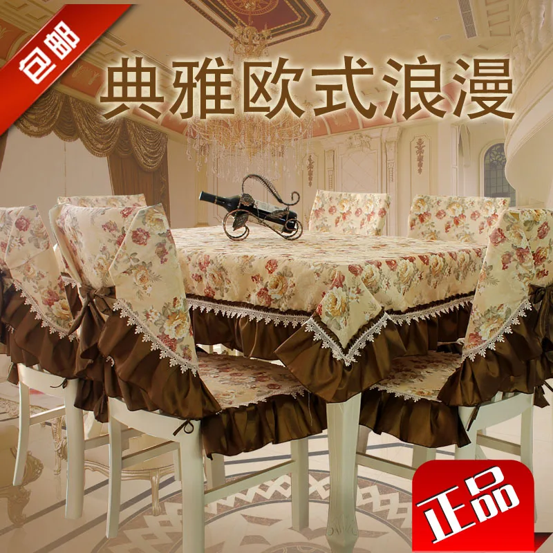 Горячая Распродажа модная столовая скатерть для стола стула чехлы на стулья