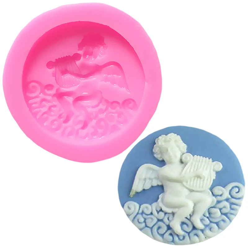 

Kitchen Angel Baby Silicone Mould Dessert Silicone Baking Mold Cake Silicone Form For Soap Lace Mat Cake Decorating Tool A132204