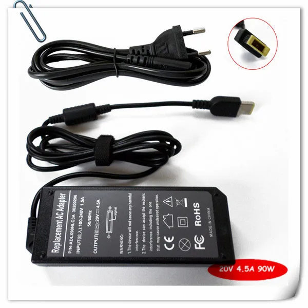 

20V 4.5A 90W Laptop AC Adapter Charger for Lenovo Essential G500 G700 G710 Notebook carregador notebook charger + Cord Cable