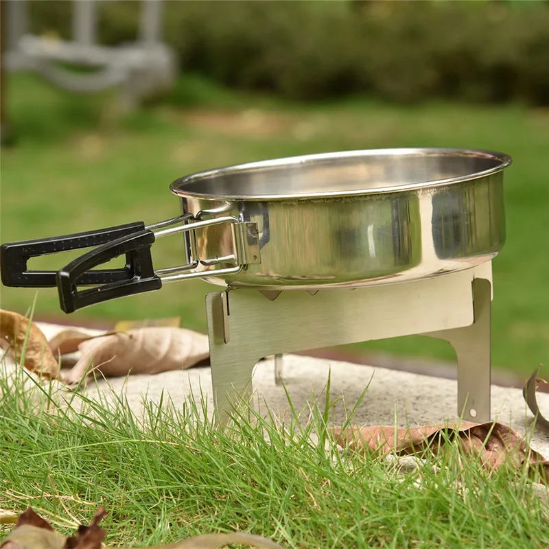 Кронштейн для плиты из нержавеющей стали подставка кастрюль кемпинга прочная