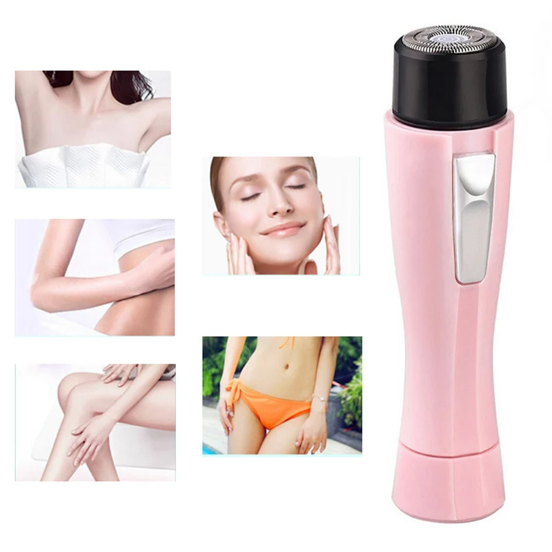 4 In 1 USB Epilator Facial Nose Beard Eyebrow Trimmer Hair Remover Safety Shaving Razor Machine with Cleaning Brush Rechargeable | Красота и