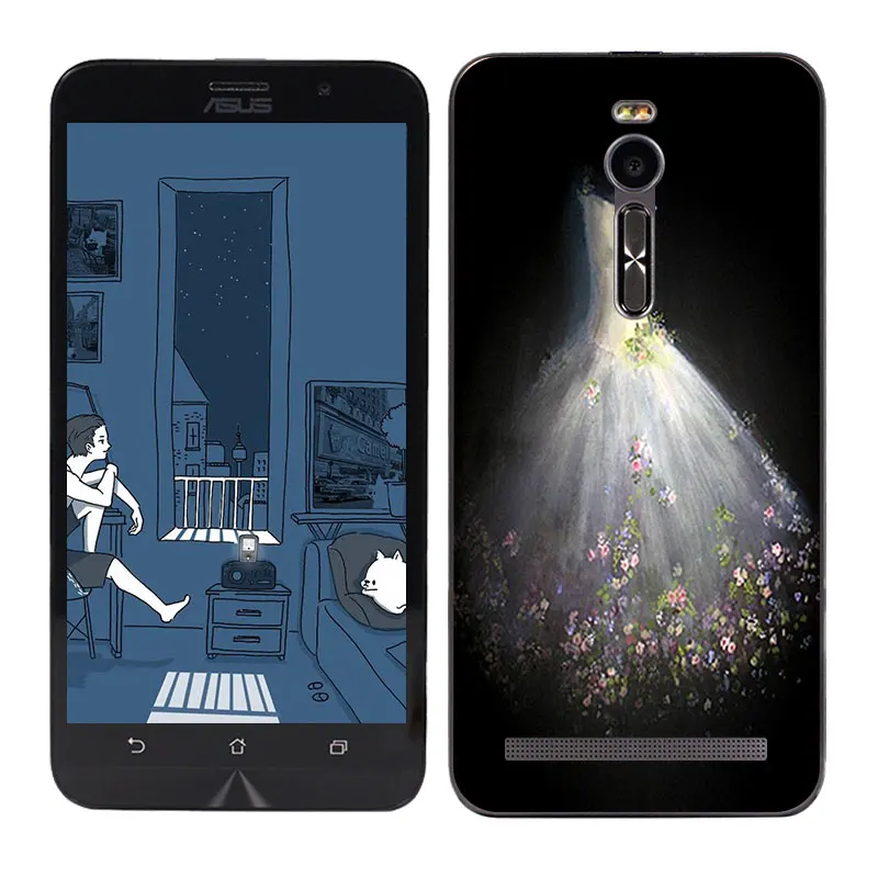 19 Мягкий чехол для Asus Zenfone 2 ZE551ML ZE550ML для Asus Zenfone 2 ZE551ML чехол Land Moon с рисунком ZE550ML Z00AD/Zenfone 2 - Цвет: 19