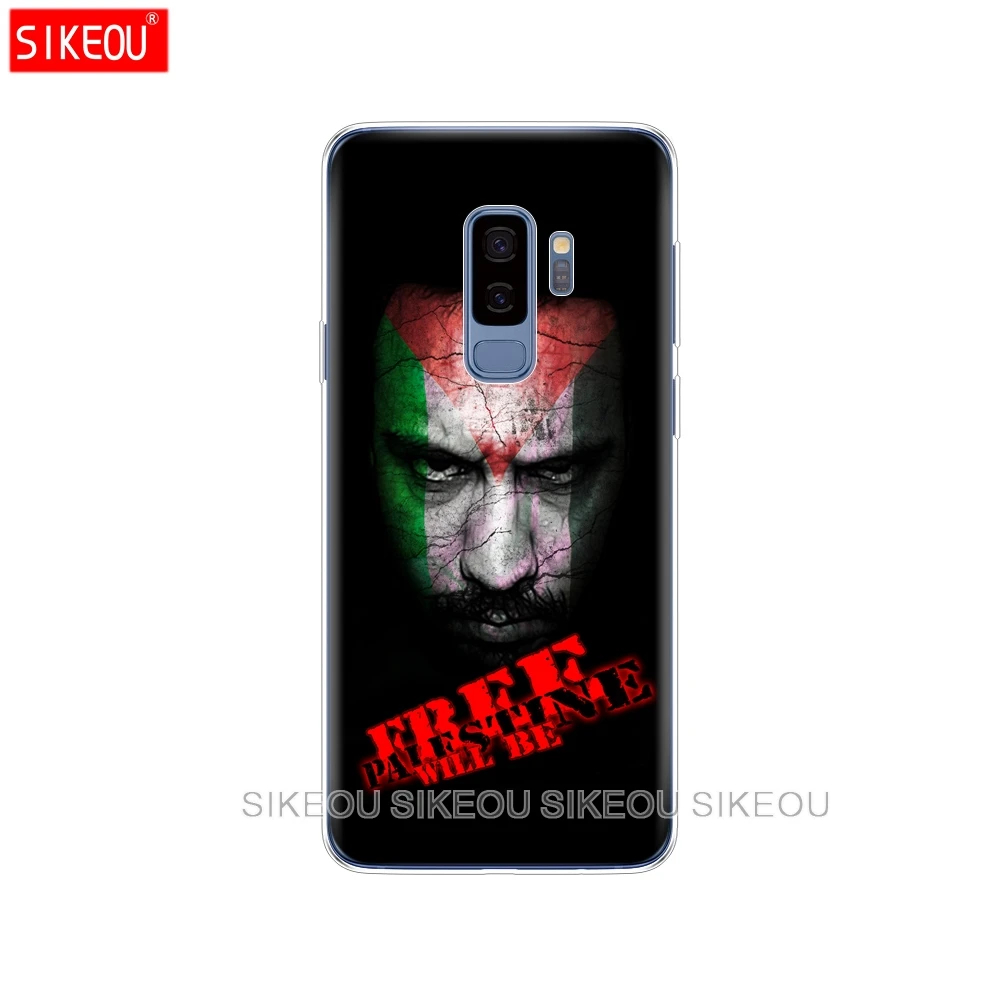 silicone case for Samsung Galaxy S9 S8 S7 S6 edge S5 S4 S3 PLUS phone cover Palestinian Flags | Мобильные телефоны и