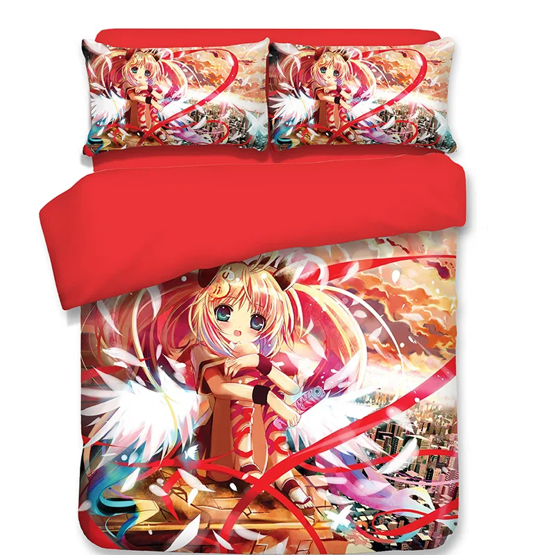Комплект постельного белья Mahou Shoujo пододеяльник наволочки постельное белье ACGN