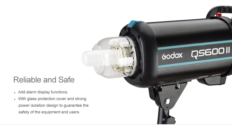 Godox QS400II 400Ws стробоскопический светильник для моделирования вспышки, 5600K Цветовая температура вспышки