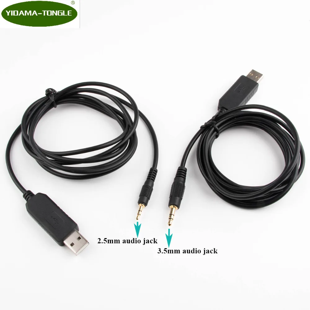 Кремниевый CP2102 USB к RS232 позолоченный 3 полюса 2 5 мм разъем аудио адаптер конвертер