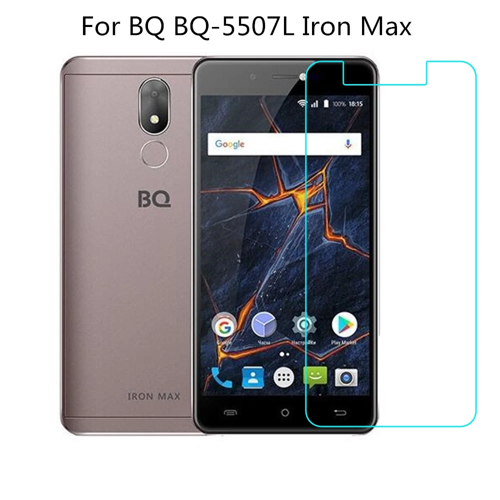 Закаленное стекло для BQ 5507L Iron Max защита экрана телефона защитная пленка