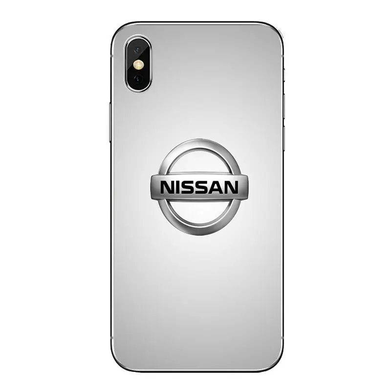 Japanese car brand Vector NISSAN Logo For iPod Touch iPhone 4 4S 5 5S 5C SE 6 6S 7 8 X XR XS Plus MAX Transparent TPU Shell Case |