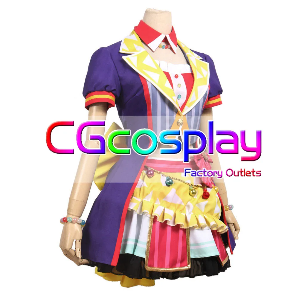 CGCOS Express BanG Dream! Hello HappyWorld 2nd один Kokoro Tsurumaki форма аниме игры Косплэй Хэллоуина| |
