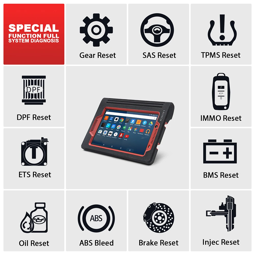 Запуск X431 V 8 ''дюймовый Глобальный Версия Авто полная система bluetooth/Wi Fi