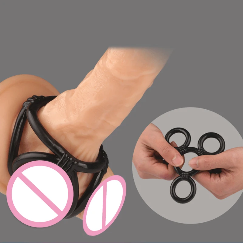 Кольцо на пенис в виде кролика эротическое мужское устройство верности задержка
