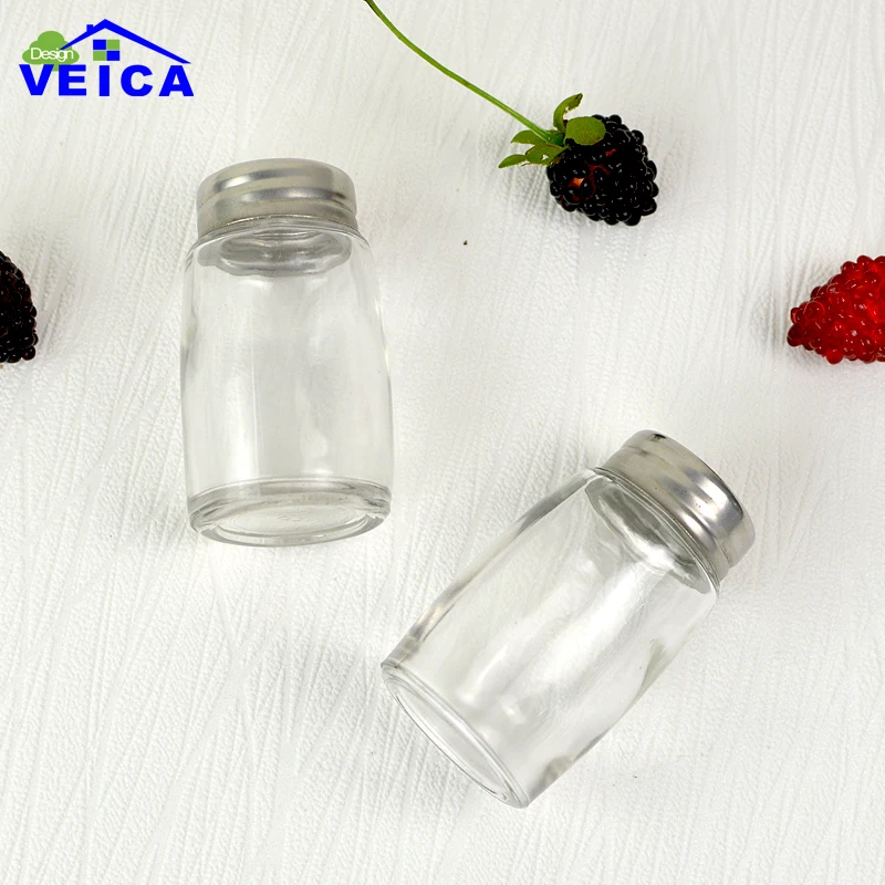 2 шт./лот Многофункциональный стеклянный шейкер для соли и перца приправы банка