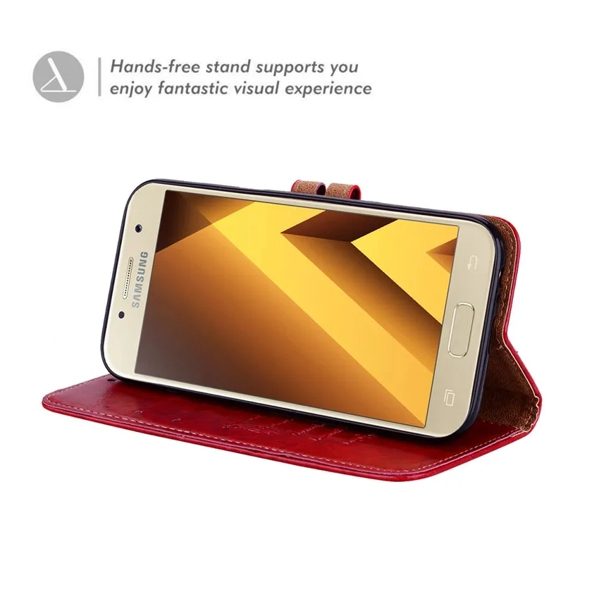 Чехол для телефона Samsung A5 2016 2017 2018 Флип кожаный деловой кошелек сумка чехол Galaxy A510
