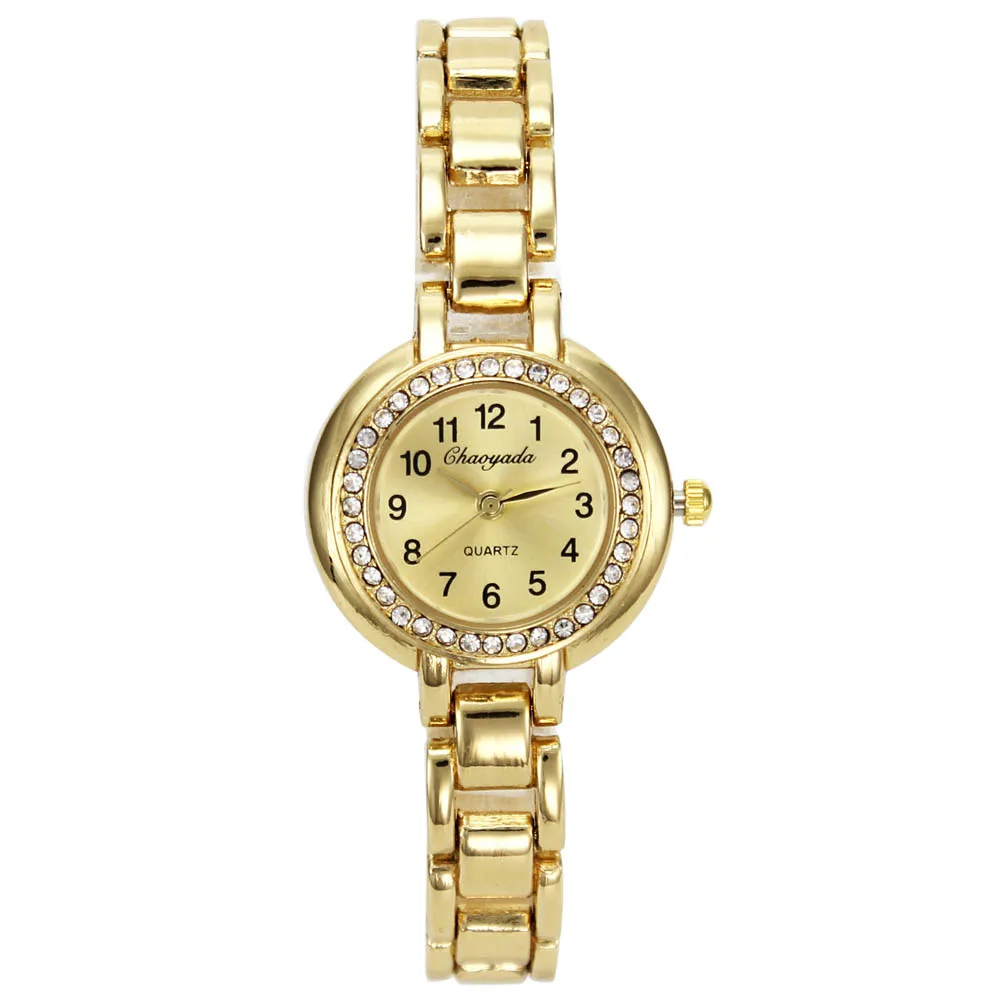 Роскошные розовое золото Кристалл Для женщин Дамы ювелирные цепочки браслет