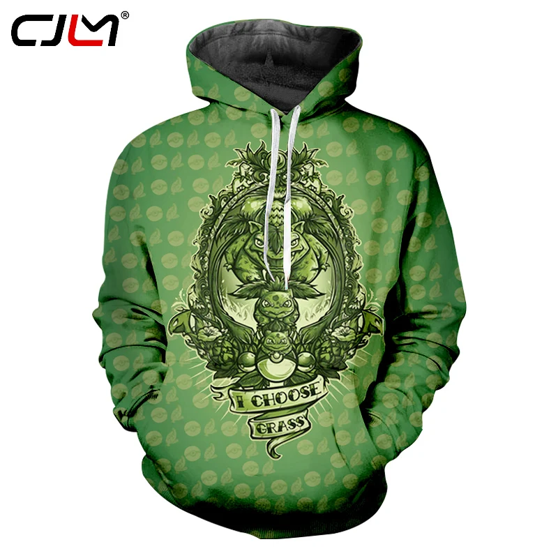 CLM Harajuku аниме мультфильм толстовки Покемон Kawaii одежда 3D Толстовка с капюшоном