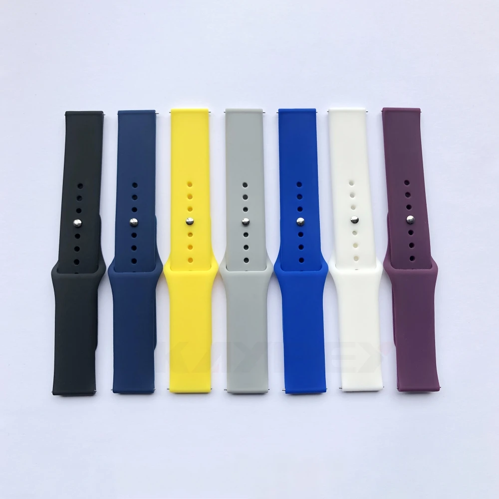 Силиконовый мягкий ремешок для Xiaomi Mijia, кварцевые часы, носимый браслет, Xiaomi Soft Sport, 20 мм, умные браслеты, ремешок для часов