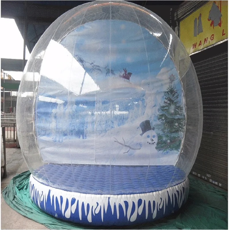 Надувной шар-Снежинка или надувной снежный купол диаметром 2 м шар для выставки