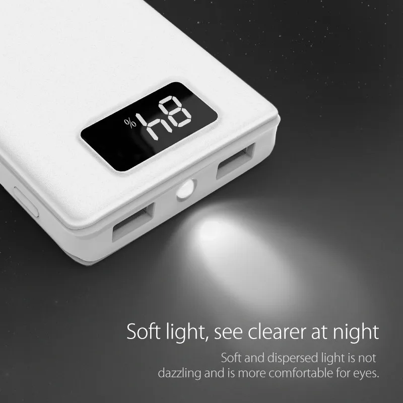 ORICO 12000mah Power Bank With LED Indicator Dual Output Flashlight Charge for Samsung Xiaomi Huawei | Мобильные телефоны и