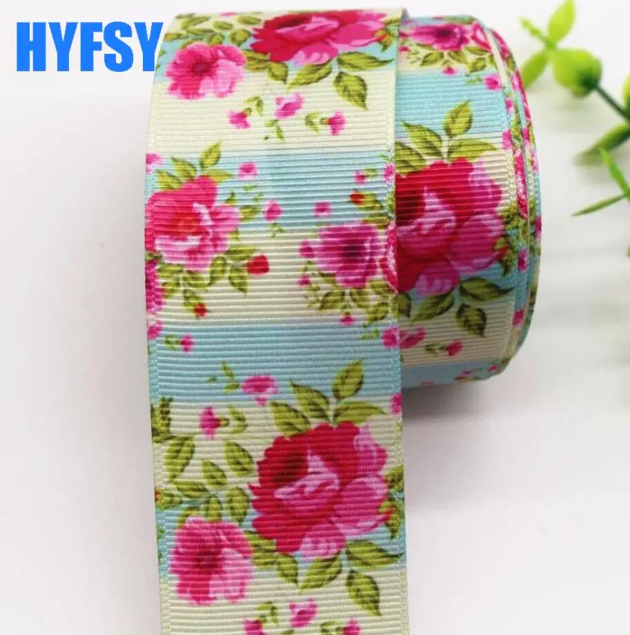 flower1-1/2 38 мм лента DIY ручной бант подарочная упаковка 10 ярдов. Корсажные ленты головной убор с цветами красочные