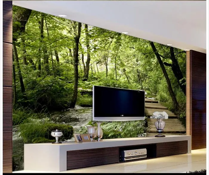 Пользовательские фото обои 3d настенные фрески мост Космос фон для гостиной