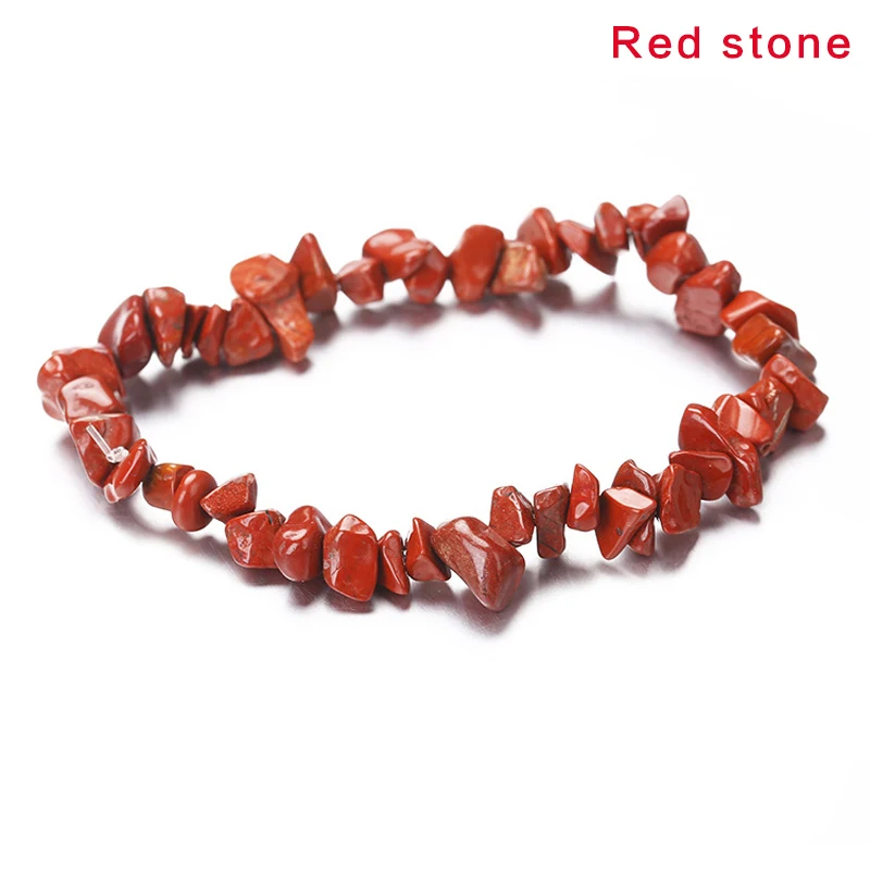 Новый эластичный браслет из натурального камня с кристаллами в этническом стиле