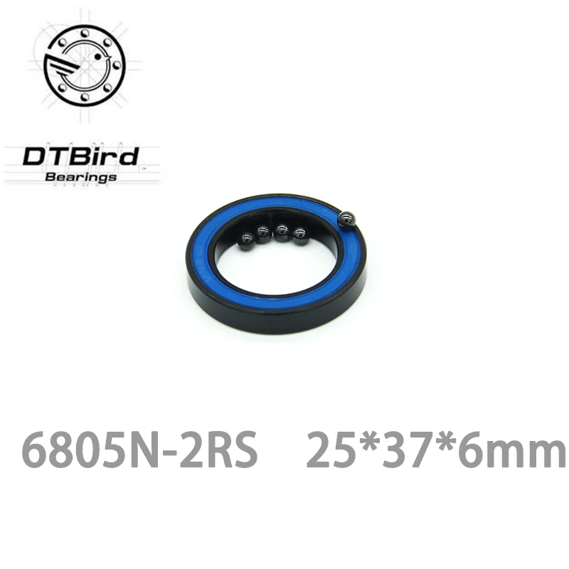 Free Shipping 6805N bearing steel hybrid ceramic ball 6805n rs 25*37*6mm bicycle hubs 6805N-2RS 2rs mr25376 | Обустройство дома