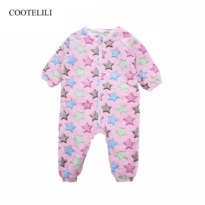 Комбинезон COOTELILI для новорожденных 73 120 см с флисовой подкладкой|newborn baby boy rompers|boy