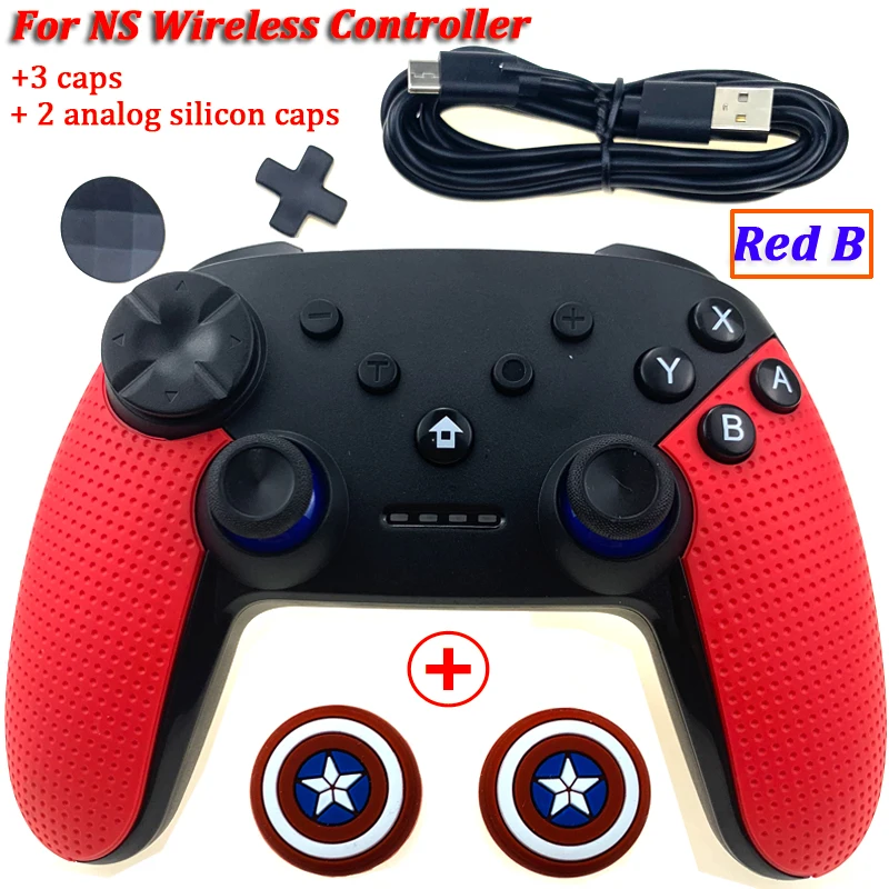 Беспроводной игровой контроллер, джойстик для Nintendo Switch Console, Bluetooth Gamepad Pro Joypad для Android/PC, аксессуары, контроллер