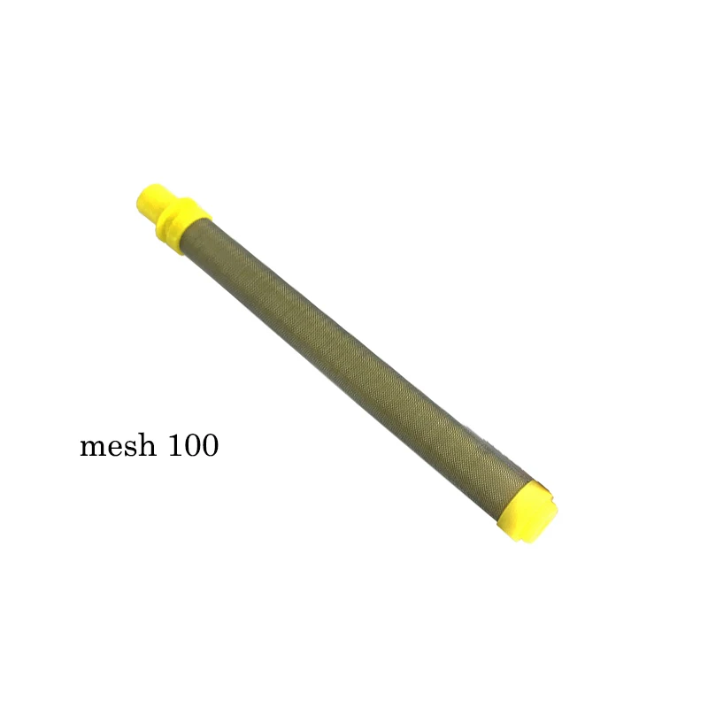 mesh 100 5 шт. безвоздушного краскораспылителя filter30, 50100150200 сетчатая вставка типа покраски запасные части для вагнера - Цвет: mesh 100