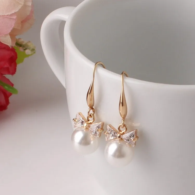 Высококачественные модные ювелирные украшения серьги Fangzuan с большим жемчугом и