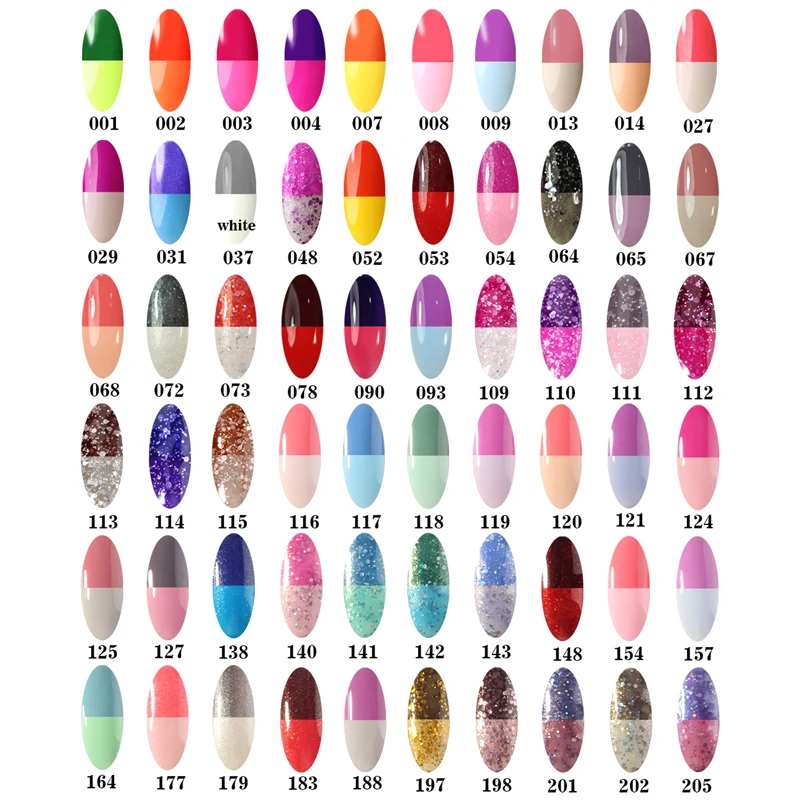 6pcs/lot Temperature Color Changing gel LED UV Soak off Gel Lacquer Nail Art Set | Красота и здоровье