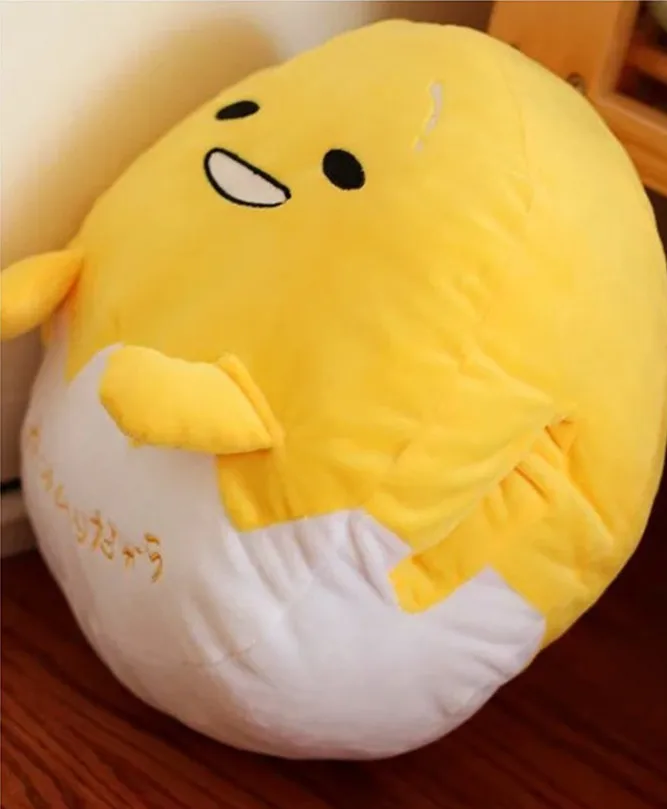Мультяшное мягкое одеяло Gudetama в виде ленивого яйца подарок на день рождения и