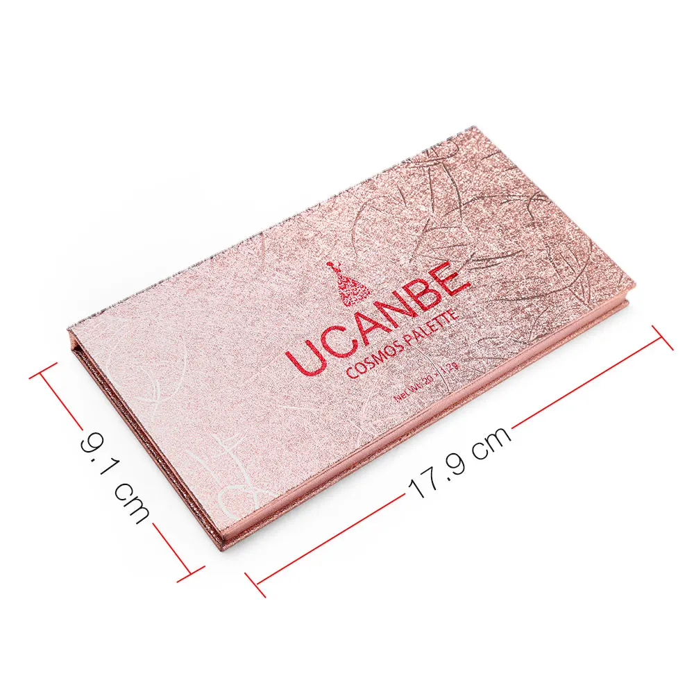 UCANBE 20 цветов пыльная роза мерцающие матовые тени для век палитра блеск пигмент прессованная пудра дымчатый макияж обнаженные натуральные тени для век