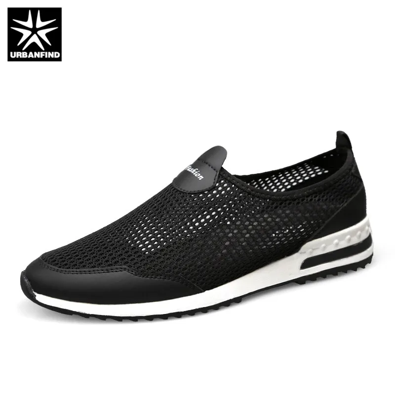 URBANFIND/мужские кроссовки прогулочная обувь большие размеры 37-47 дышащая сетчатая