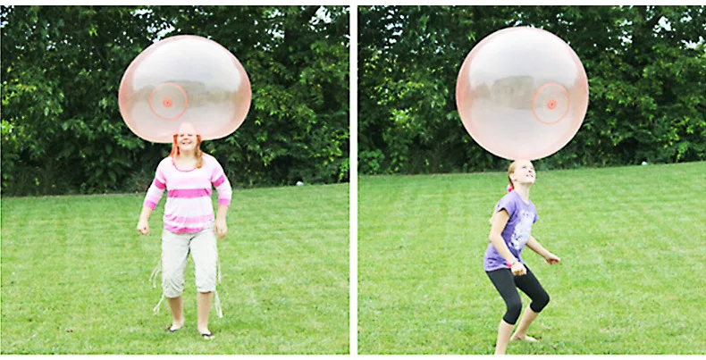 Прозрачный ТПР большой воздушный шар wuble bubble ball креативная Детская Игрушка надувной шар День Рождения