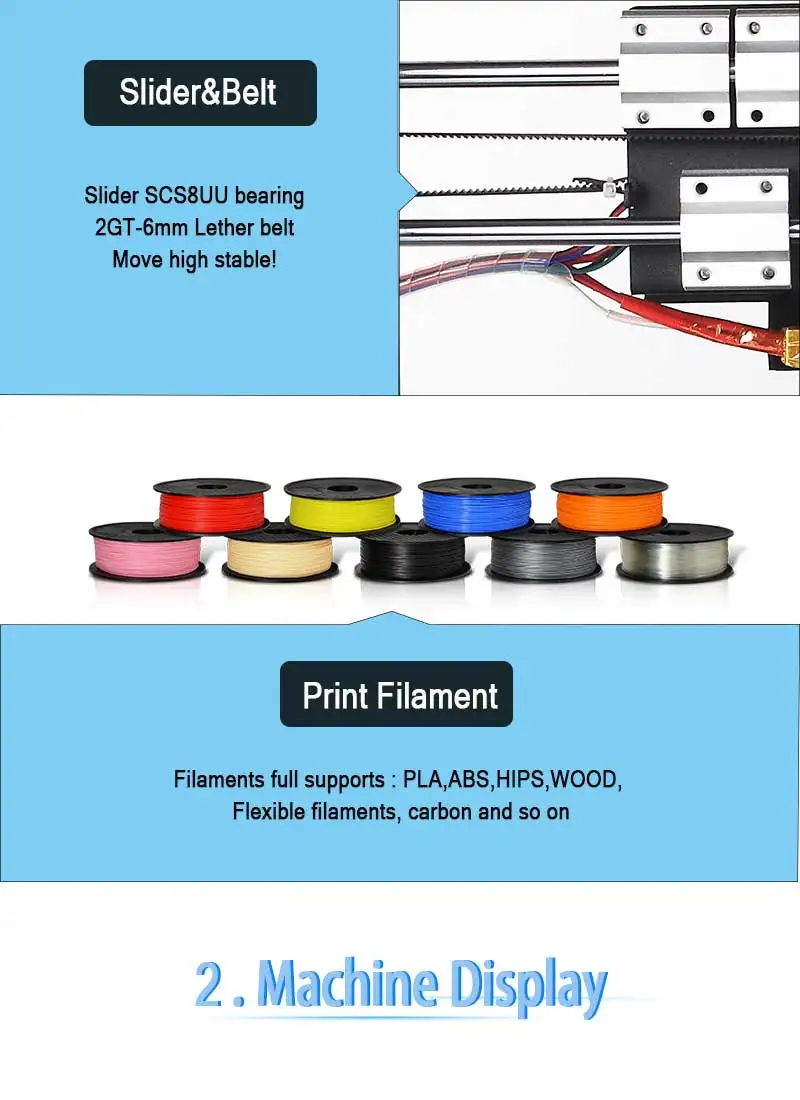 Лучший Tronxy P802M авто уровень 3d принтер DIY полный набор прямой экструдер MK3 heatbed 3D печать 3DCSTAR P802-MHS