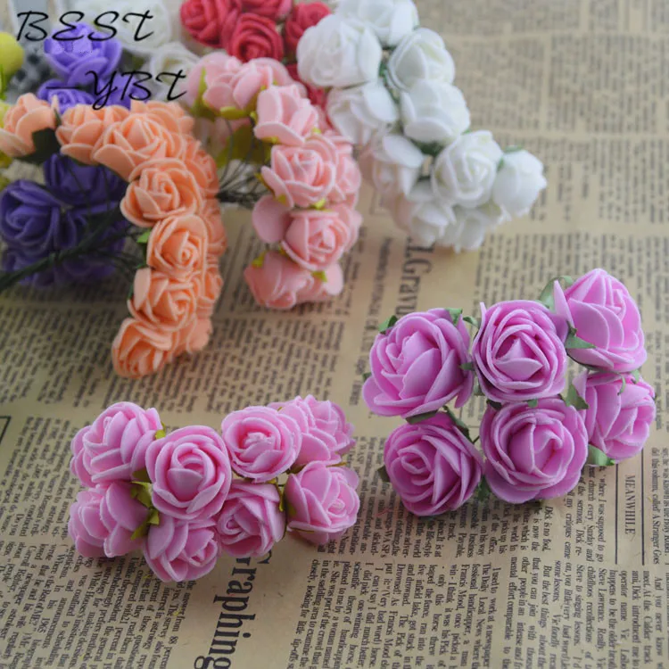 Искусственные головные уборы в виде Розы декоративные из пены Rugosa чистый