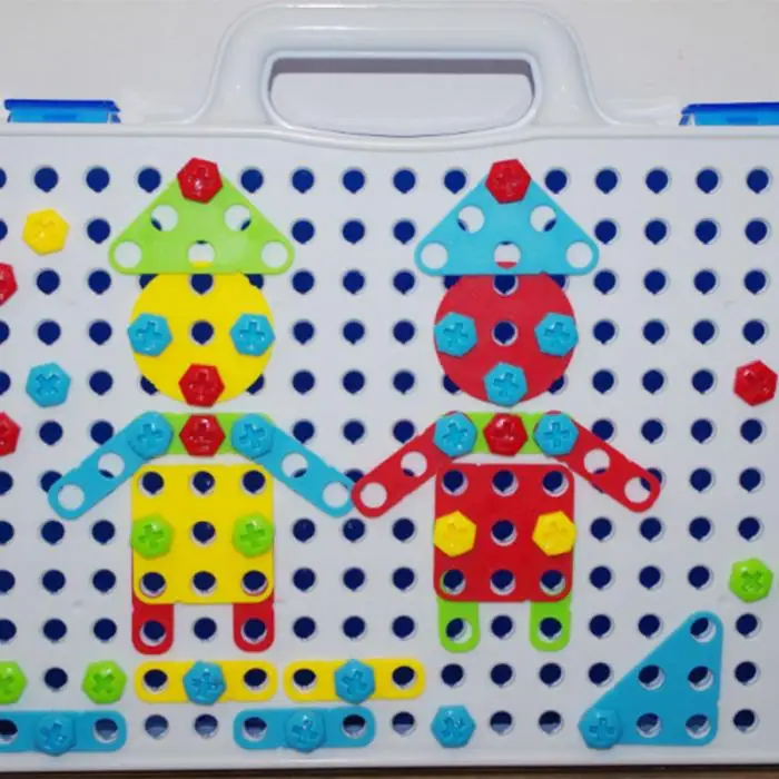 Электрическая отвертка DIY обучающие игрушки дрель игра строительный конструктор для детей Дети XB 66