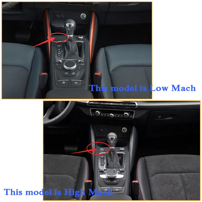 Внутренние молдинги из АБС для Audi Q2 2017 2019 Low Mach рамка коробки передач автомобиля