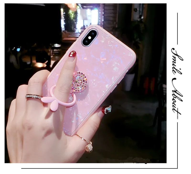 Роскошные блестящие чехлы для телефонов с бриллиантами iPhone X XS Max XR 8 7 6s Plus 11 Pro