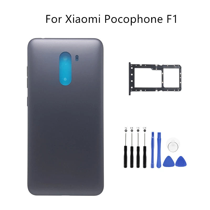 Задний корпус для аккумулятора Xiaomi Pocophone F1 пластиковая дверь из поликарбоната +