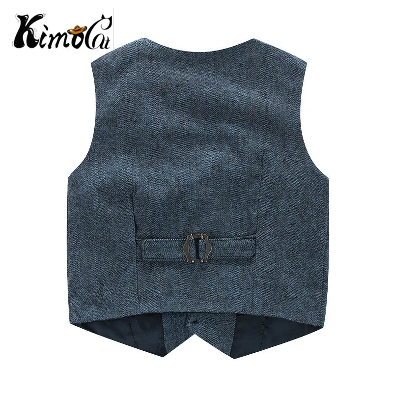 Kimocat/Новинка детская одежда хлопковый жилет с длинными рукавами для мальчиков на