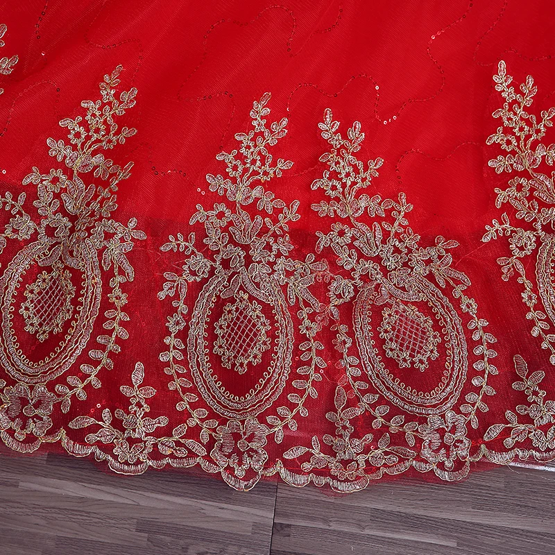 Кружевное Красное Платье Beauty Emily длинное винтажное бальное платье большого